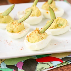 Avocado Deviled Eggs