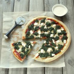 Spinach and Feta Pizza