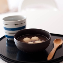 Japanese Mochi with Red Bean Soup