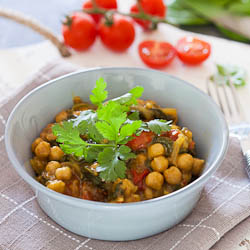 Chickpeas Kerala Style