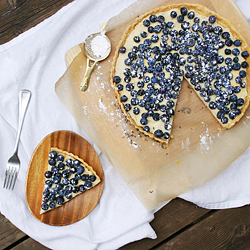 Blueberry Lavender Tart