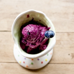 Blueberry Chocolate Fro Yo