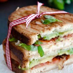 Bacon Tomato and Avocado Panini, GF