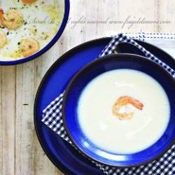 Vichyssoise with Prawns