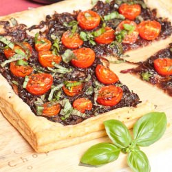 Caramelized Onion and Tomato Tart