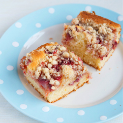 Strawberry Rhubarb Buckle