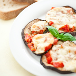 Aubergines with Tomatoes & Provola