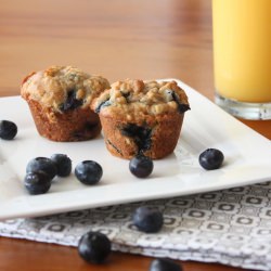 Oatmeal Blueberry Chobani Muffins