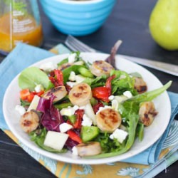 Sweet Apple Sausage Salad