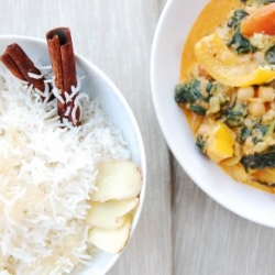 Orange Chickpea Curry