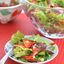 Summer Strawberry Spinach Salad