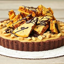 Peanut Butter Honeycomb Pie