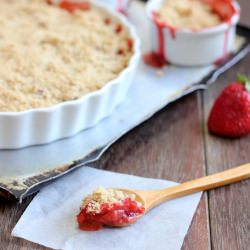 Strawberry Crumble