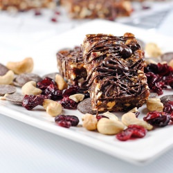 Chocolate Cherry Cashew Bars