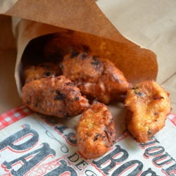 Tomato Olive Anchovy Fritters