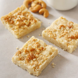 Toasted Cashew Shortbread