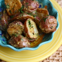 Garlic Roasted Potato Salad