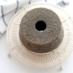 Black Sesame Chiffon Cake