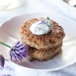 Chive Quinoa Cakes