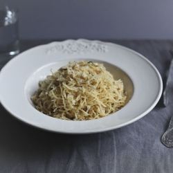 AngleHair with Garlicky Bread Crumb