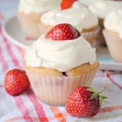 Strawberry Cupcakes and Buttercream