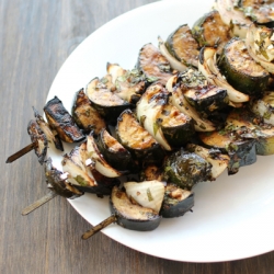 Grilled Zucchini and Onions