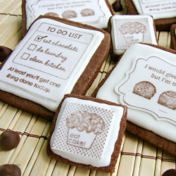 Hand Stamped Cookies