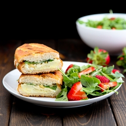 Artichoke & Arugula Grilled Cheese