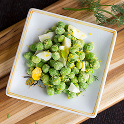 Fresh Pea Salad with Creme Fraiche