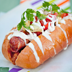 Bacon Wrapped Sonoran Hot Dog