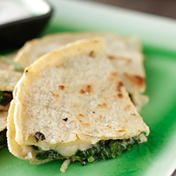 Smoked Goat Cheddar Quesadillas