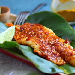 Grilled Fish with Banana Leaf