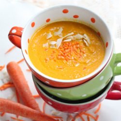 coconut & carrot soup