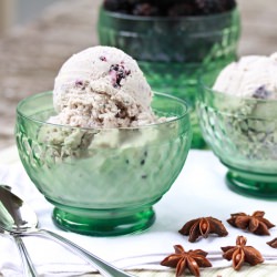 Blackberry Anise Ice Cream