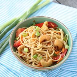 Asian Cashew Noodle Salad