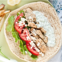 Chicken Gyros w/ Tzatziki