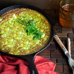 Ricotta, Herb Frittata w/ Feta