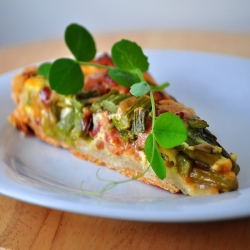 Bacon and Cheddar Quiche