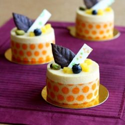 Petits Orange Mousse Entremet