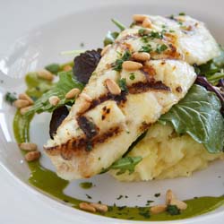 Tender Grilled Halibut