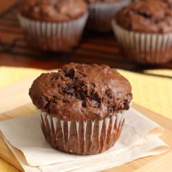 Double Chocolate Chip Banana Muffin