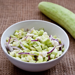 Armenian Cucumber Salad