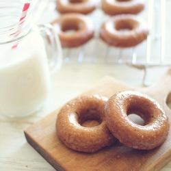 Baked Maple Donuts