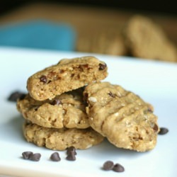 Choc PB Oatmeal Cookies