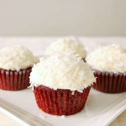 Coco Red Velvet Cupcakes