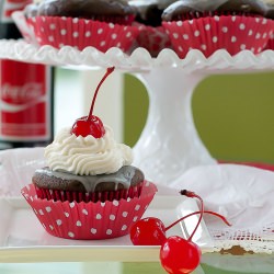 Cherry Coke Cupcakes