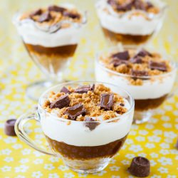 No-Bake Rolo & Caramel Cheesecake