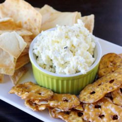 Roasted Garlic Jalapeno Feta Dip