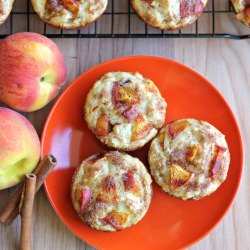 Peach Oatmeal Muffins