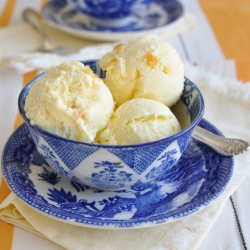 Candied Meyer Lemon Ice Cream